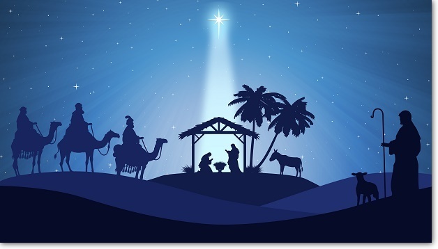 Nativity 2 Christmas Card